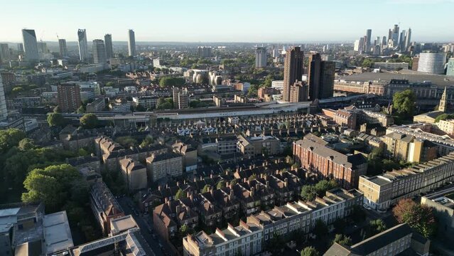 View Of Waterloo East Railway Station And The Old Vic Theatre, London
