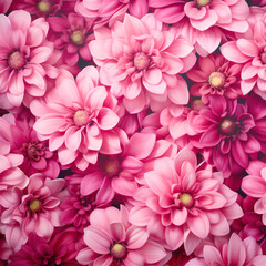 Flowers pattern as a abstract background