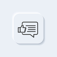 Like and comment icon