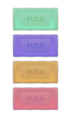 Buttons for websites and banners. Vector