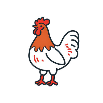 2d chicken icon