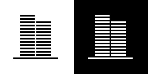 Business icon. Black business icon. Line business icon. Business icon set