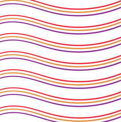 Colored abstract background with wavy lines groups