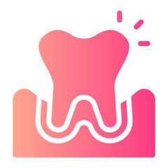 Infection gradient icon