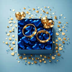 Abstract image of gifts to those you love.