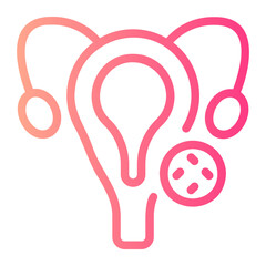 Fototapeta premium cervical gradient icon