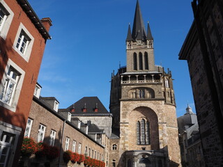 Fototapeta na wymiar Aachen Cathedral