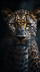 Obraz premium very powerful national geographic image spirit animal tiger created with Generative Ai