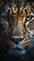 Obraz premium very powerful national geographic image spirit animal tiger created with Generative Ai
