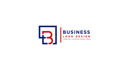 Initial letter TB logo design vector illustration.