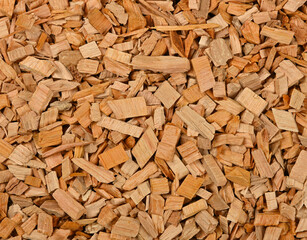 Hardwood alder chips for food smoking