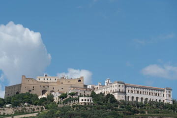 Castel SantElmo auf einem Hügel über Neapel