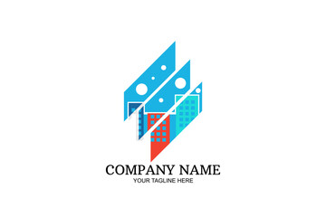 Obraz premium Real Estate Company logo vector illustration. suitable for Real Estate Company and property development logo. 