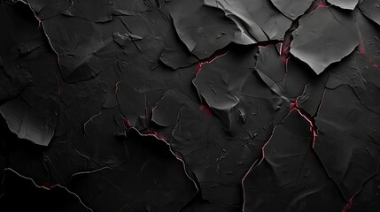 Black wallpaper , hyperrealistic - generative ai - obrazy, fototapety, plakaty