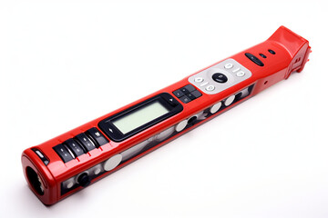 Play Recorder isolated on white background created with Generative Ai