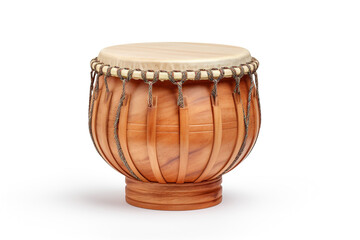 Play Tabla isolated on white background created with Generative Ai