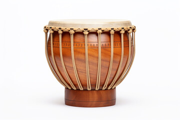 Play Tabla isolated on white background created with Generative Ai
