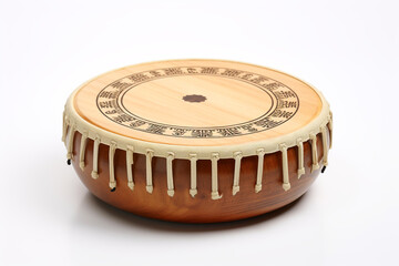 Play Tabla isolated on white background created with Generative Ai