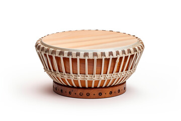 Play Tabla isolated on white background created with Generative Ai