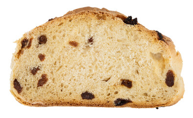 isolated photo of whole-grain bread roll