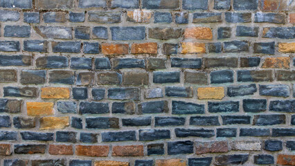 background of old sandstone brick wall texture	
