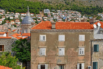 Dubrovnik; Croatia - august 29 2022 : picturesque old city