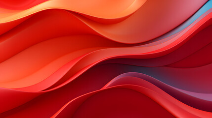 Obraz premium A seamless abstract vibrant multicolor texture background with elegant swirling curves in a wave pattern, set against a bright fullcolor material background.