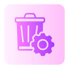 waste gradient icon