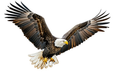 Bald Eagle on Transparent Background