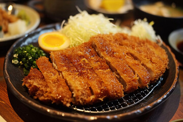 Delicious tonkatsu dish at a Japanese Restaurant