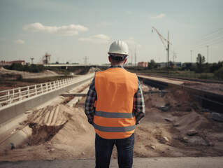 construction worker on construction site