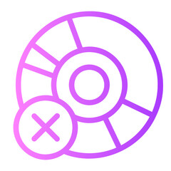 disc gradient icon