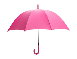 Pink Umbrella isolated on transparent background. PNG file, cut out