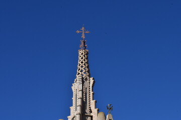 Detalle del santuario de La Virgen de Montserrat en Montferri