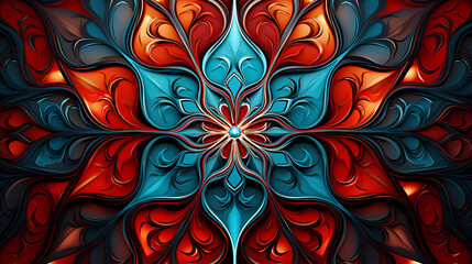 Mesmerizing Pattern in a Symphony of Colors