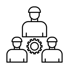 Obraz premium Management Icon Design