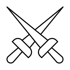 Fencing Icon Design