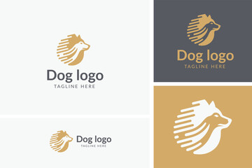 Elegant Canine Emblem Design - Modern Branding Concepts