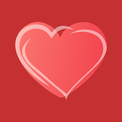 Happy cute sweet Valentine wallpaper background vector.