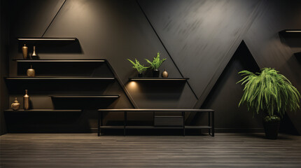 interior of a room with a window © Fahmida