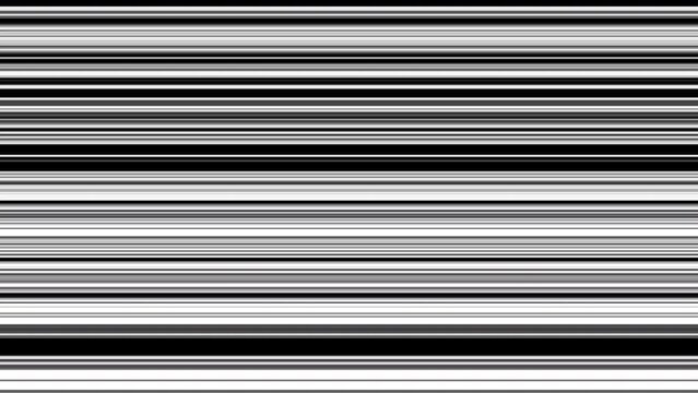 4k abstract animation horizontal speed line of black color motion graphic on white background.A long straight line with continuous movement.Simple technology background concept.