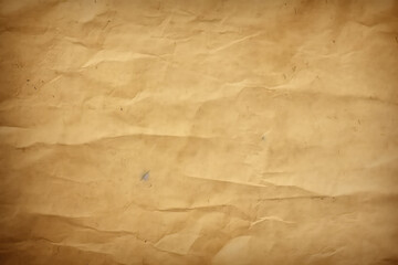 Old vintage paper with a glowing center and grunge vignette. Cream Old Backdrop Background.