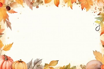 Celebrate the Harvest: Hand-Drawn Thanksgiving Day Letter Paper in a Colorful Palette, Featuring Space for Your Messages.
