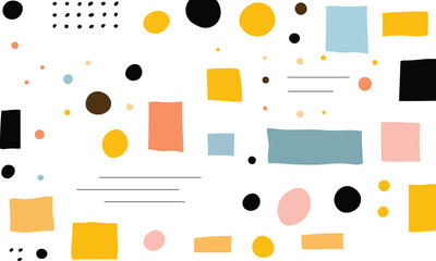 seamless pattern with circles isolated background 