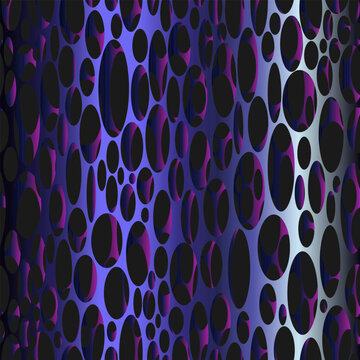 Seamless abstract pattern in purple and black colors. Vector illustrations for designing and creating fills for postcards, as well as for printing on walls, fabrics, and packaging in an abstract style
