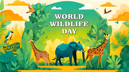 world wildlife day background