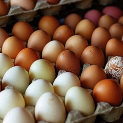 eggs at the market