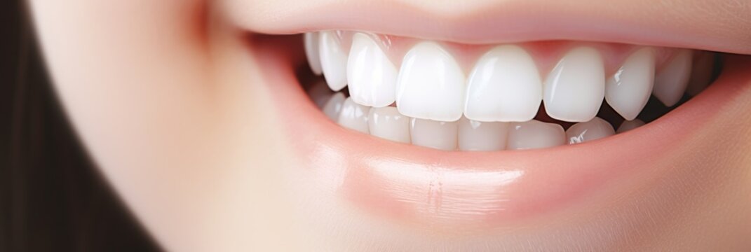 Children's white teeth