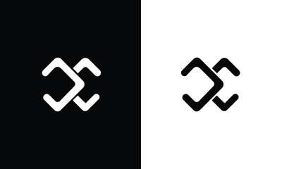 DC, CC logo monogram icon vector template - obrazy, fototapety, plakaty