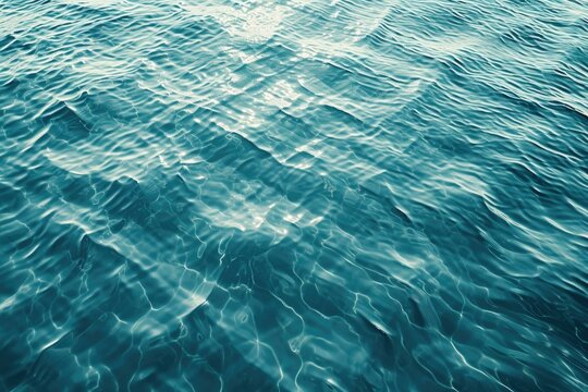 Tranquil Ocean Water Texture, Nature Background